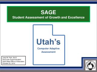 SAGE Student Assessment of Growth and Excellence