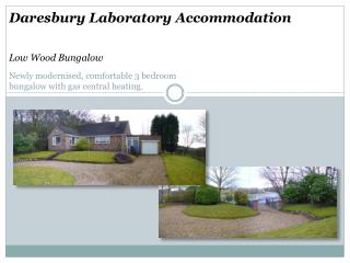 Daresbury Laboratory Accommodation