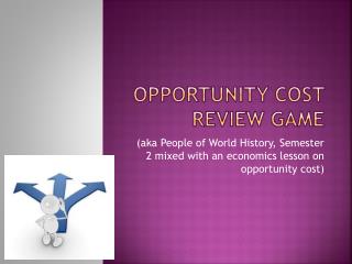 Opportunity Cost Review game