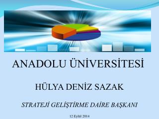 ANADOLU ÜNİVERSİTESİ HÜLYA DENİZ SAZAK STRATEJİ GELİŞTİRME DAİRE BAŞKANI 12 Eylül 2014
