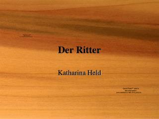 Der Ritter