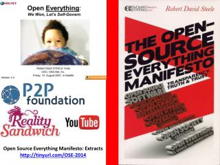 Open Source Everything Manifesto: Extracts tinyurl/OSE-2014