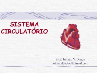 SISTEMA CIRCULATÓRIO