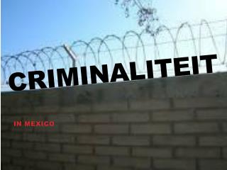 Criminaliteit