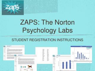ZAPS: The Norton Psychology Labs