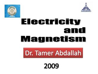 Electricity and Magnetism