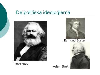 De politiska ideologierna