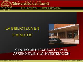 LA BIBLIOTECA EN 5 MINUTOS