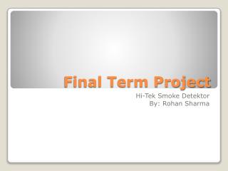 Final Term Project