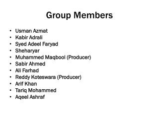 Group Members