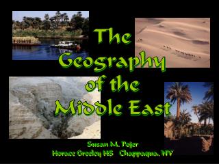 The Geography of the Middle East