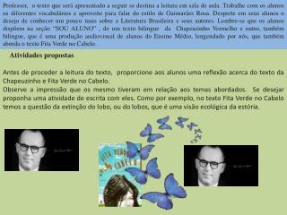 Atividades propostas
