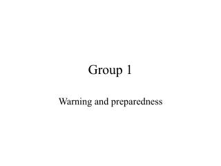 Group 1