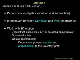 Lecture 4