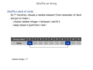 Shuffle an Array