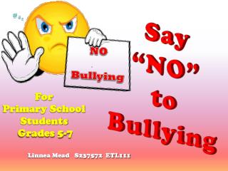 NO Bullying