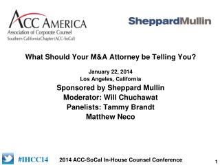 What Should Your M&amp;A Attorney be Telling You?