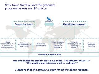 Why Novo Nordisk and the graduate programme was my 1 st choice