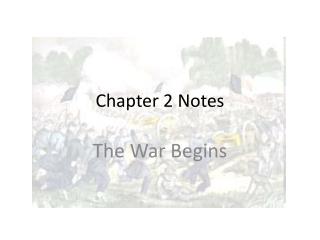 Chapter 2 Notes