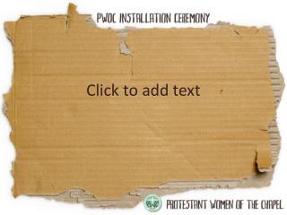Click to add text