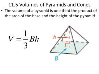 11.5 Volumes of Pyramids and Cones