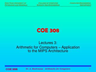 COE 308