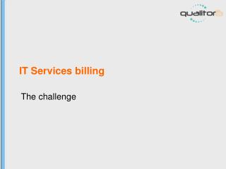 IT Services billing