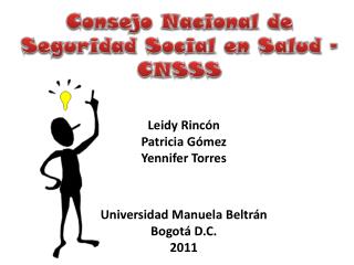 Consejo Nacional de Seguridad Social en Salud - CNSSS