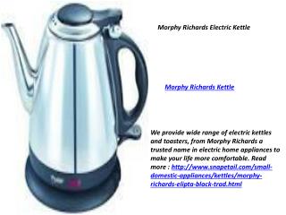 Morphy Richards Electric Kettle