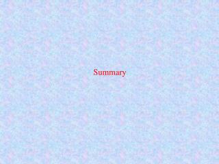 Summary