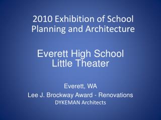 Everett High School Little Theater