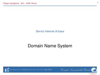Servizi Internet di base