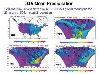 JJA Mean Precipitation