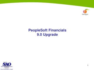 PeopleSoft Financials 9.0 Upgrade