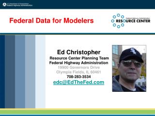 Federal Data for Modelers