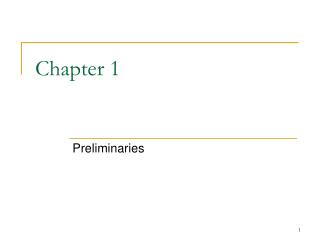 Chapter 1