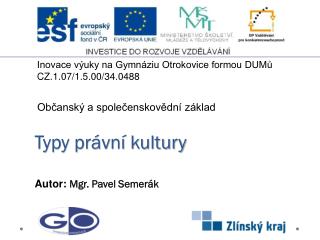 Typy právní kultury