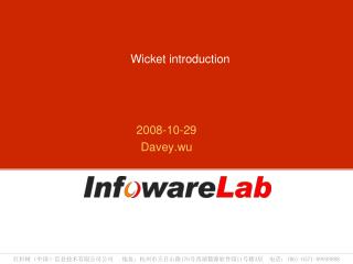 Wicket introduction