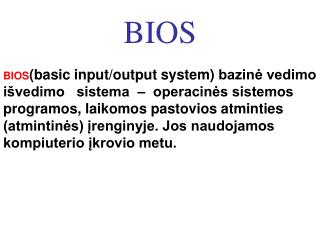 BIOS