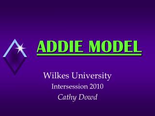 ADDIE MODEL