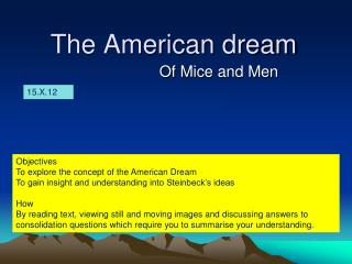 The American dream