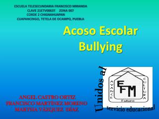 Acoso Escolar Bullying
