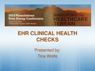 EHR CLINICAL HEALTH CHECKS