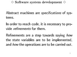 MACHINE Team SETS ANSWER={in, out} VARIABLES team INVARIANT team &lt;: 1..22 &amp; card(team)=11