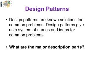Design Patterns