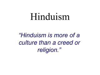 Hinduism