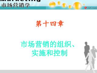 第十四章 市场营销的组织、 实施和控制