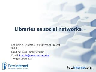 Libraries as social networks