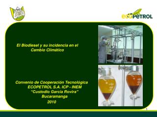 El Biodiesel y su incidencia en el Cambio Climático