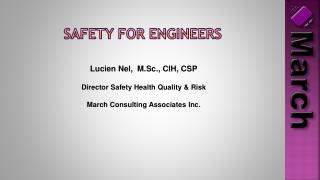 Safety for Engineers